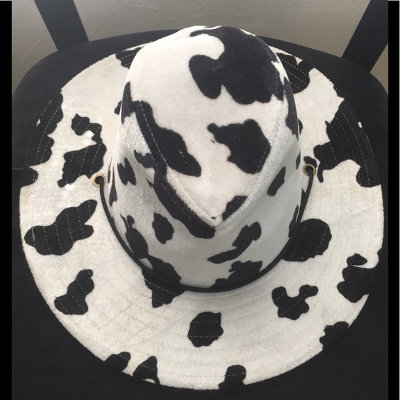 cow print cowboy hat